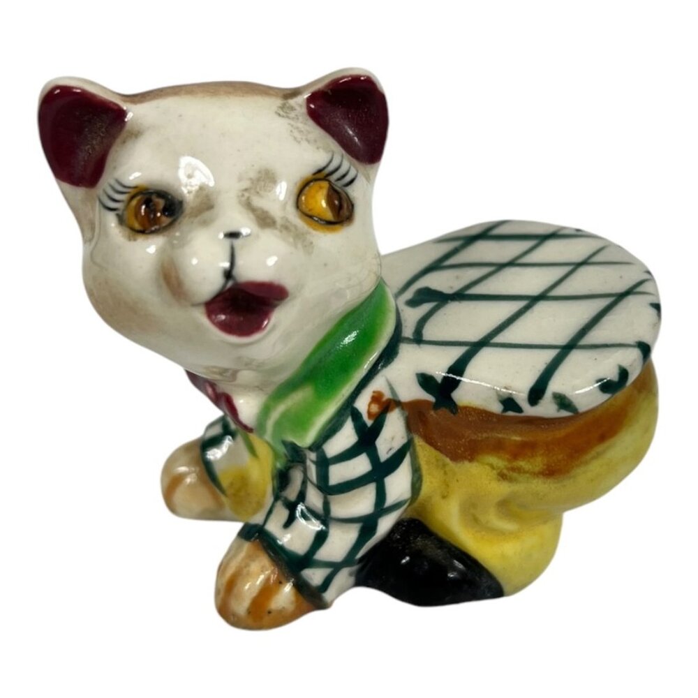 Vintage‎ Kitty Figurine Salt Shaker